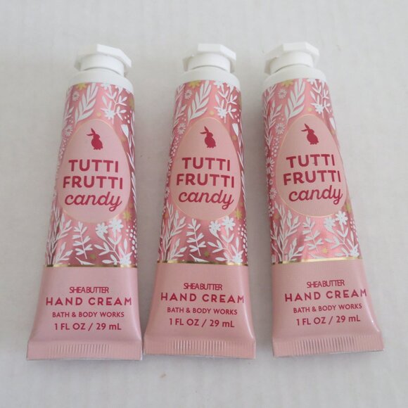 Bath & Body Works Set of 3 Hand Creams - Tutti Frutti Candy, NWT - Picture 1 of 2